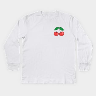 Cherries Kids Long Sleeve T-Shirt